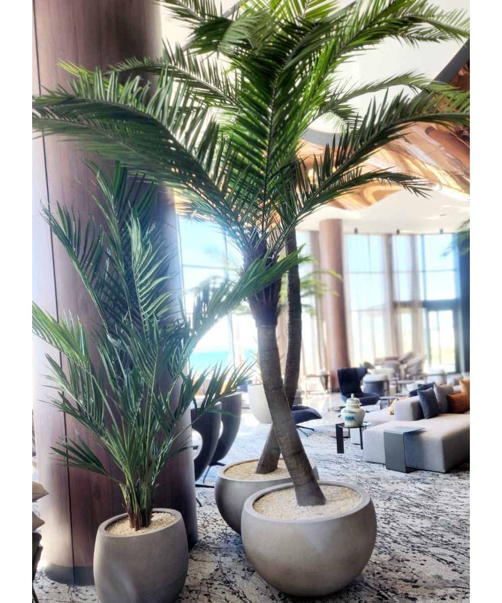 Artificial coconut TREE CURVED NEW