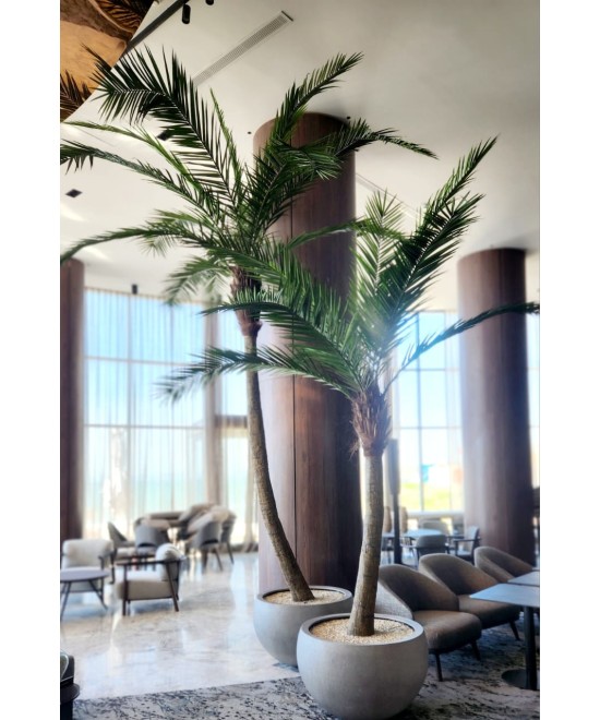 Artificial coconut TREE CURVED NEW