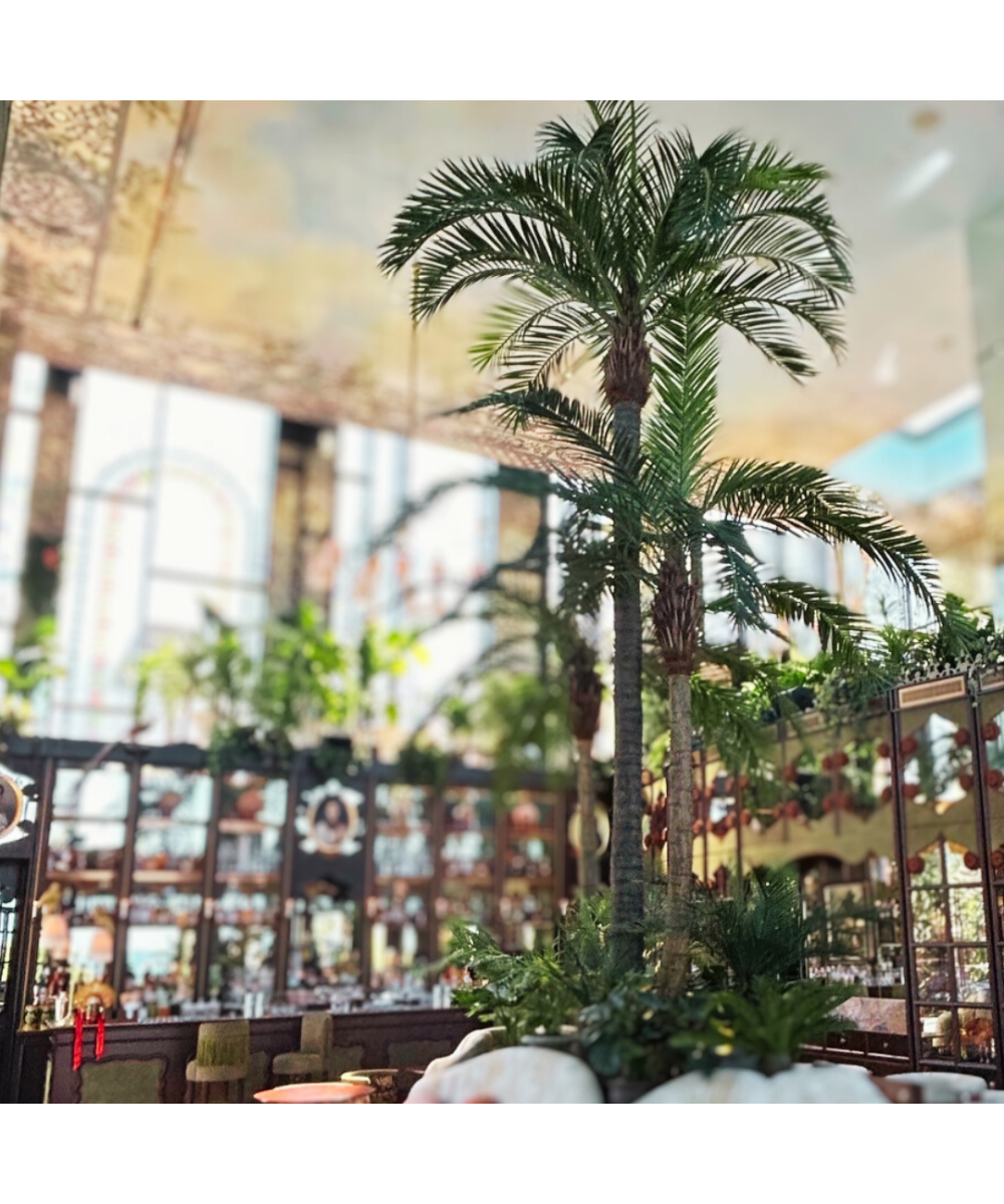 Artificial coconut TREE CURVED NEW