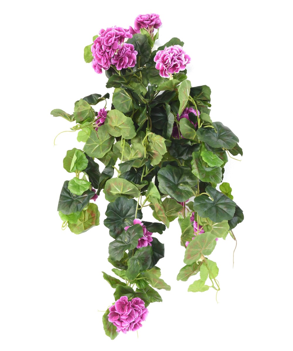 Artificial geranium HANGING BUSH *136