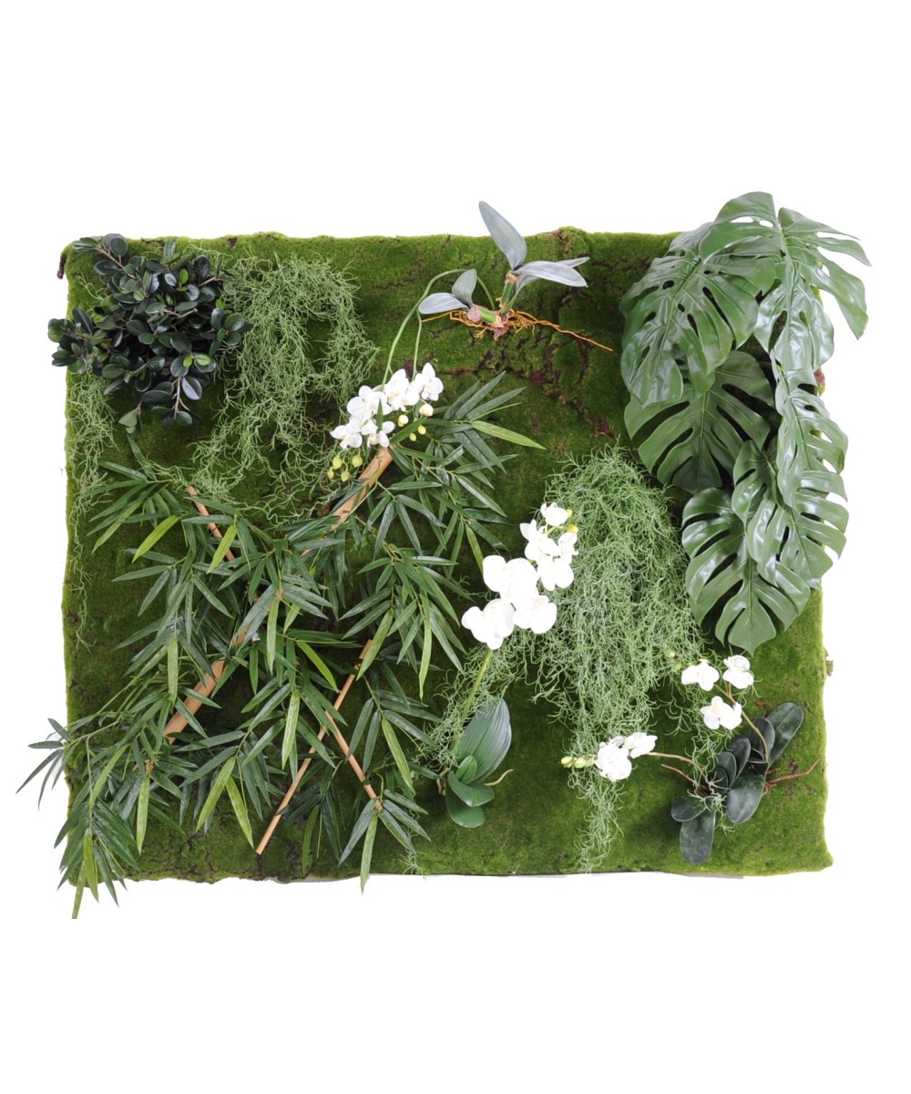Artificial green wall PLANTS 130*110