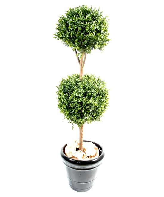 Artificial boxwood STEM DOUBLE BALL NEW