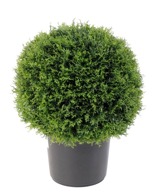 Artificial Cypress (juniperus vj) BALL POT