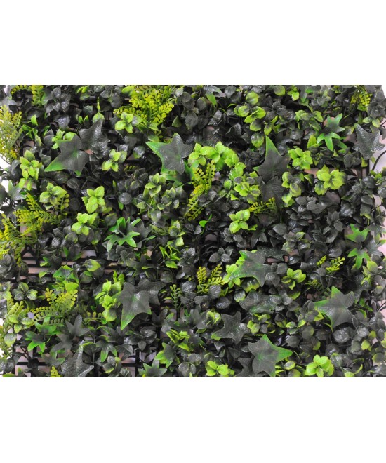 Kunsttaimedest roheline sein MIXED Ivy pukspuust paneel