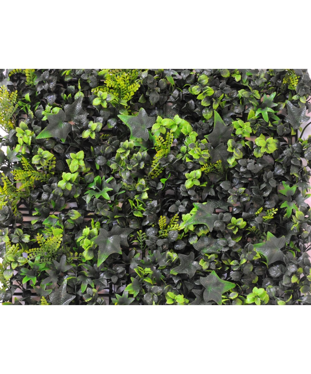 Kunsttaimedest roheline sein MIXED Ivy pukspuust paneel