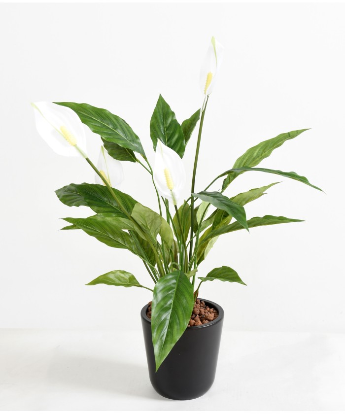 Artificial SPATHIPHYLLUM (Peace Lily) 4 Flowers