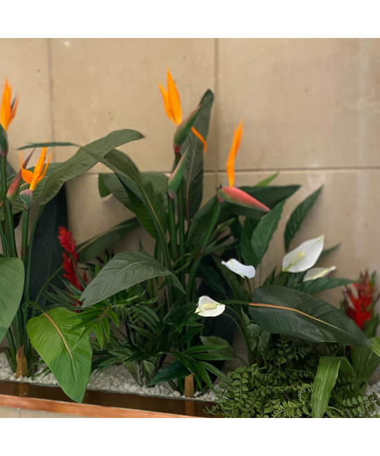 Kunstlik SPATHIPHYLLUM (rahuliilia) 4 õit