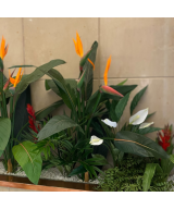 Kunstlik SPATHIPHYLLUM (rahuliilia) 4 õit