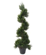 Artificial CYPRESS (juniperus vj) MINI NEW LARGE SPIRAL