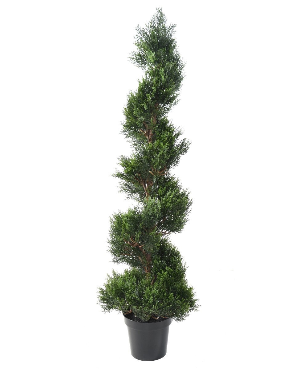 Artificial CYPRESS (juniperus vj) MINI NEW LARGE SPIRAL