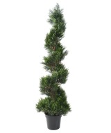 Artificial CYPRESS (juniperus vj) MINI NEW LARGE SPIRAL