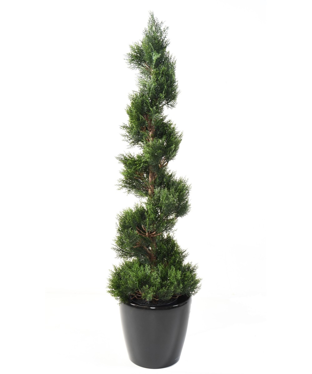 Artificial CYPRESS (juniperus vj) MINI NEW LARGE SPIRAL