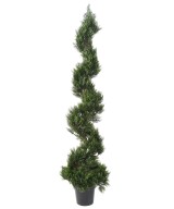 Artificial CYPRESS (juniperus vj) MINI NEW LARGE SPIRAL