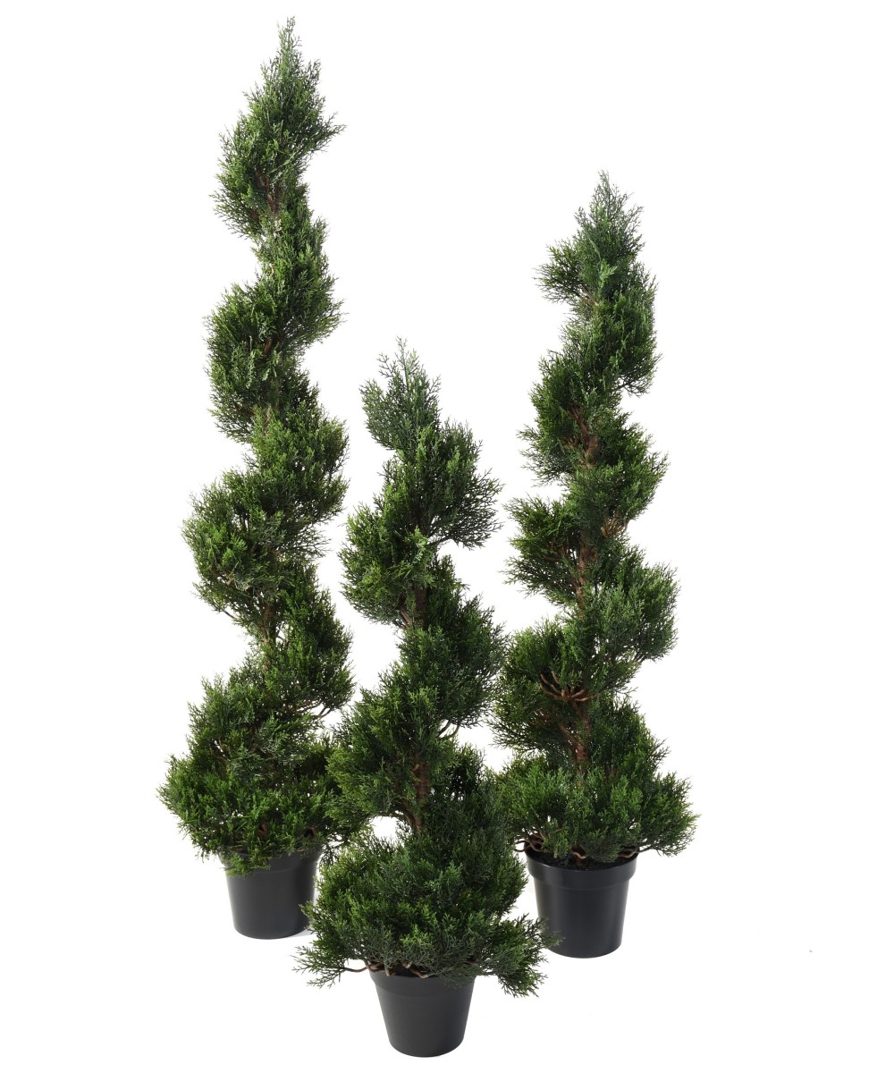 Kunstlik KÜPRES (juniperus vj) MINI UUS SUUR SPIRAAL