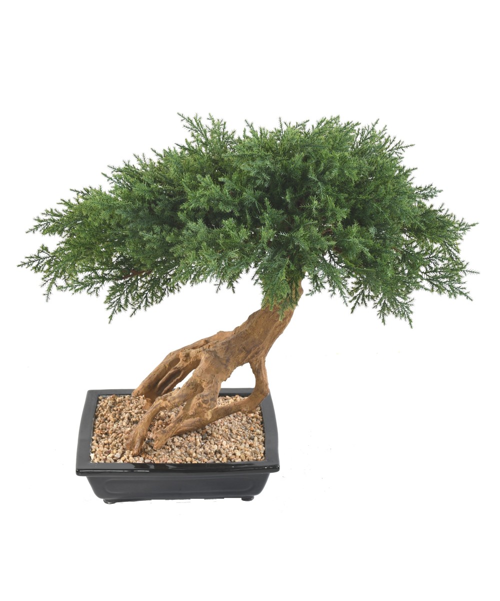 Artificial BONSAI JUNIPERUS IN BOWL