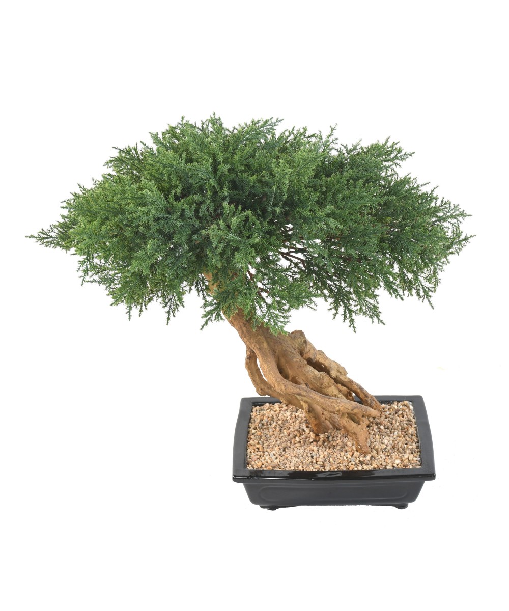 Artificial BONSAI JUNIPERUS IN BOWL