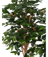 Artificial coffee tree BLOSSOM GNARLED TRUNKS