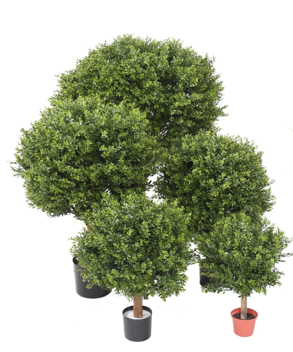 Artificial BOXWOOD BALL RED DAY UV