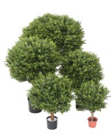 Artificial BOXWOOD BALL RED DAY UV