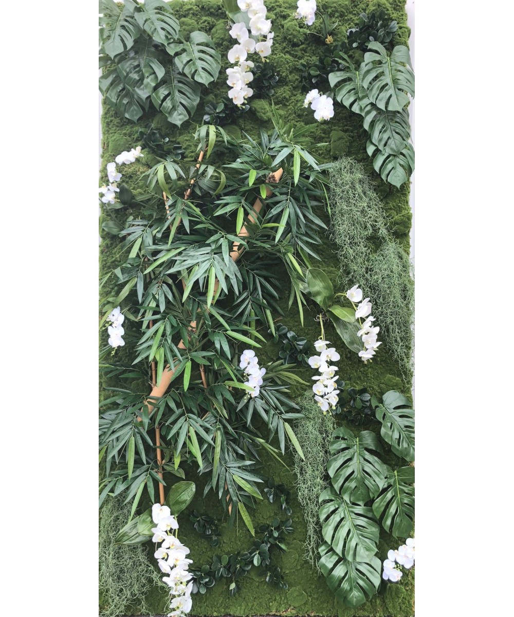 Artificial BAMBOO PHILO GREEN WALL