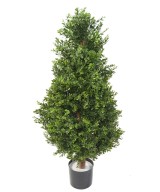 Artificial BOXWOOD RED DAY TOPIARY UV