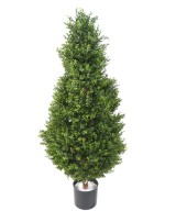 Artificial BOXWOOD RED DAY TOPIARY UV