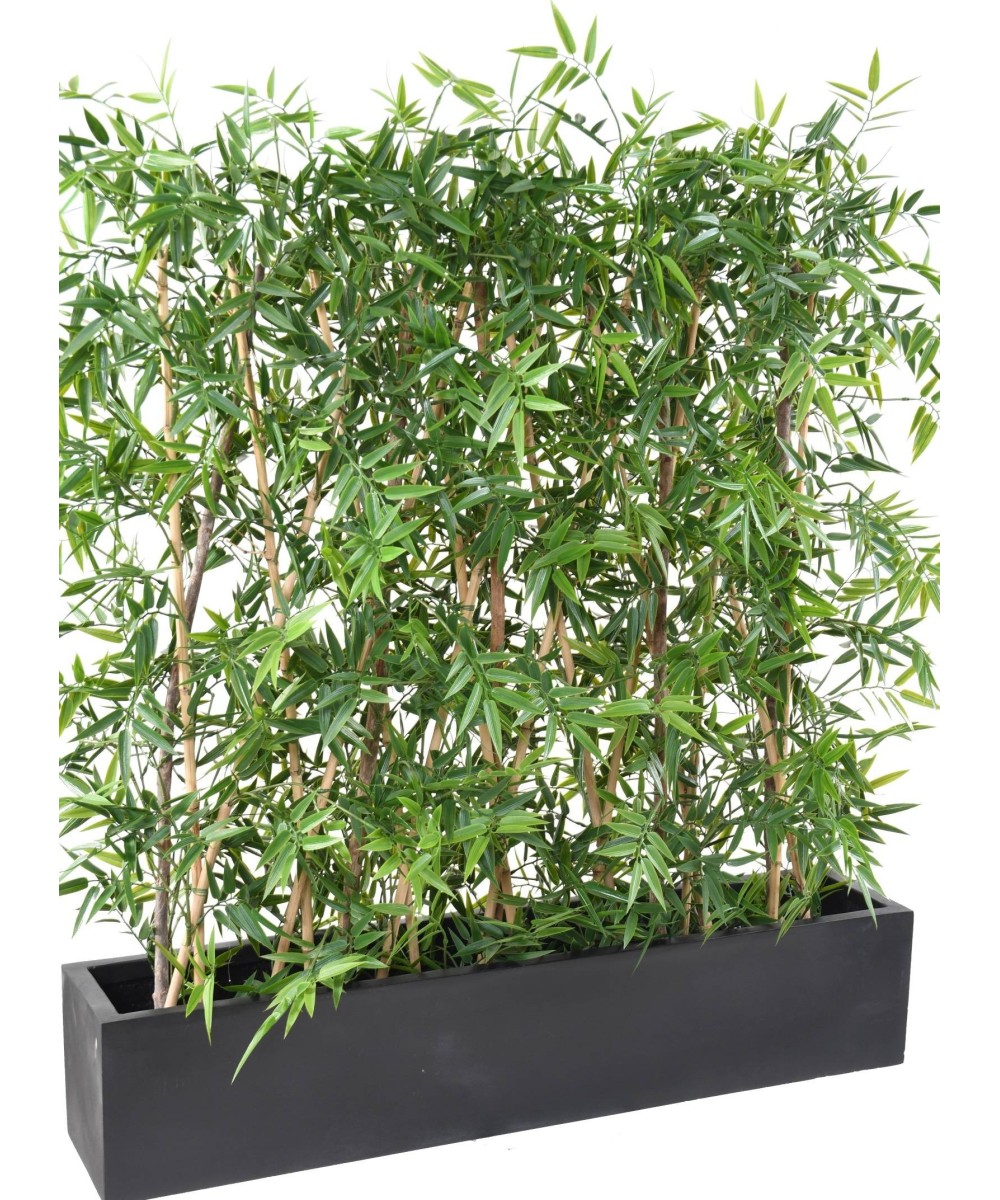Artificial JAPANESE BAMBOO PLAST DENSE HEDGE UV IN PLANTER