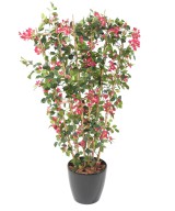 Artificial BOUGAINVILLEA NEW FENCE IN ROUND POT