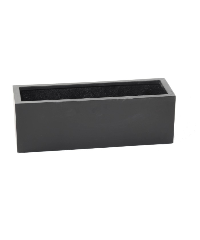 TROUGH PLANTER FIBER 60 BLACK