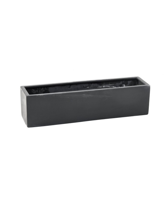 TROUGH PLANTER FIBER 80 BLACK