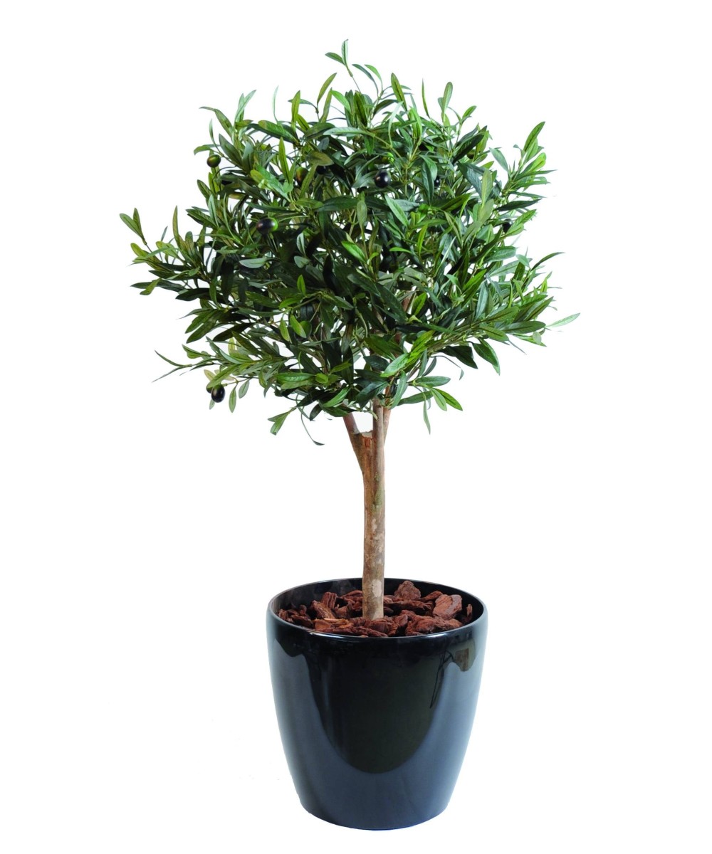 Artificial OLIVE TREE BALL IN POT