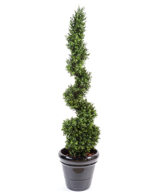 Artificial boxwood NEW FINE SPIRAL