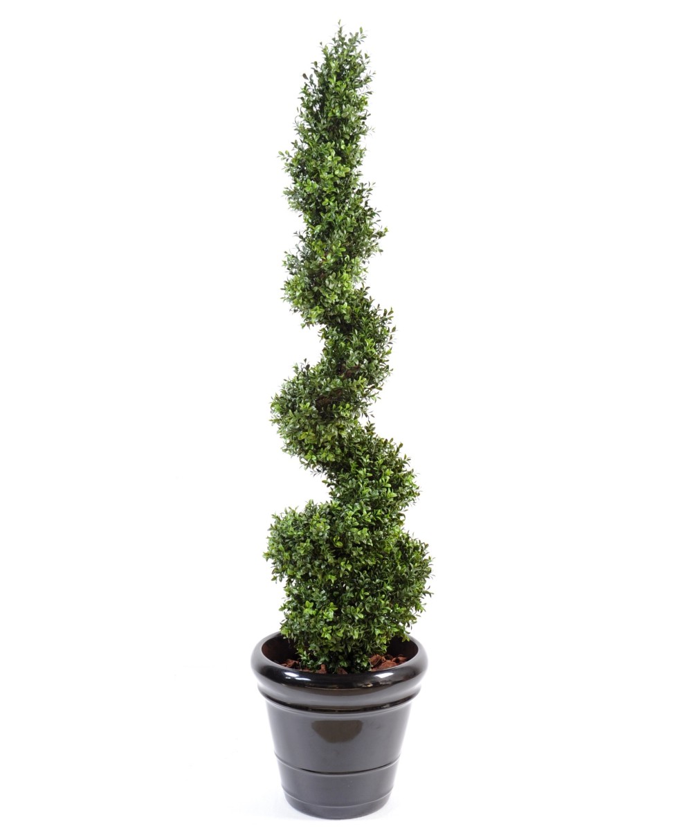 Artificial boxwood NEW FINE SPIRAL