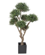 Kunstlik mitmepealine bonsai oliivipuu