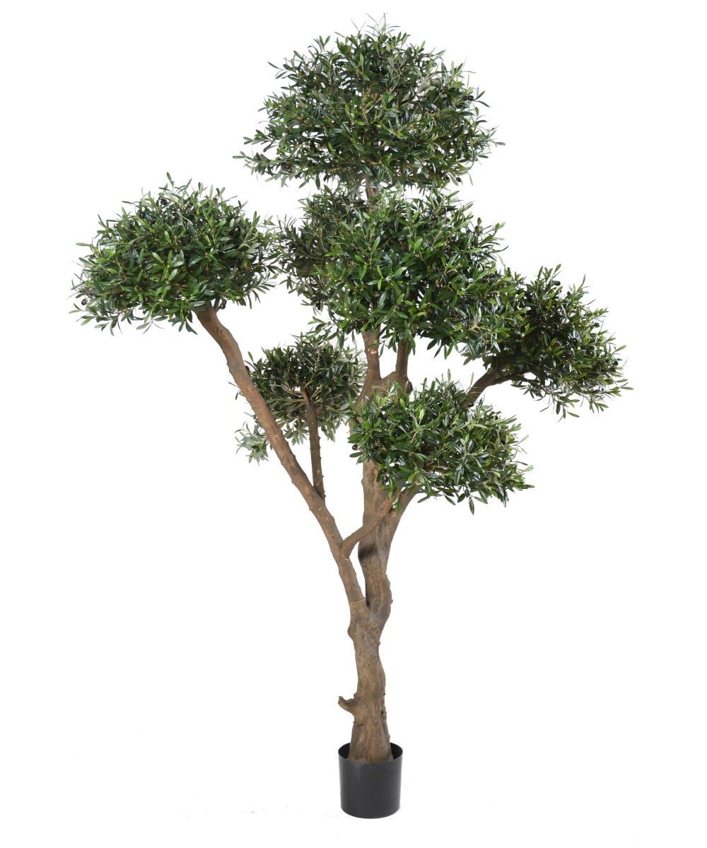 Artificial BONSAI OLIVE TREE MULTI HEAD