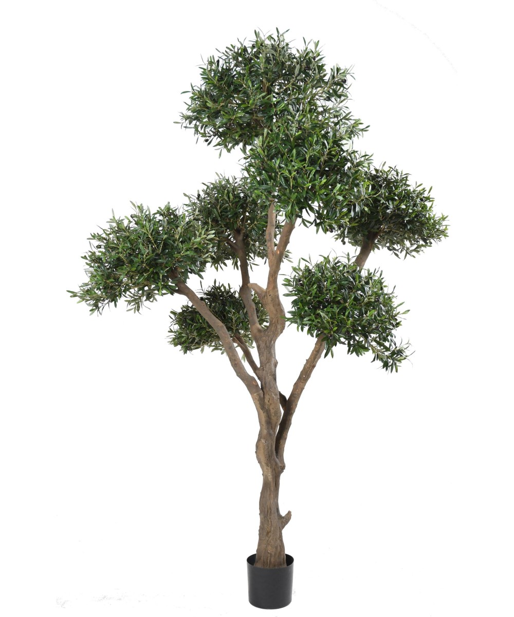 Artificial BONSAI OLIVE TREE MULTI HEAD
