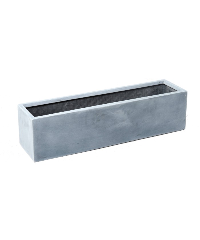 TROUGH PLANTER FIBER 100 GREY