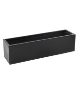 TROUGH PLANTER FIBER 100 BLACK
