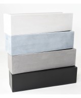 TROUGH PLANTER FIBER 100 BLACK