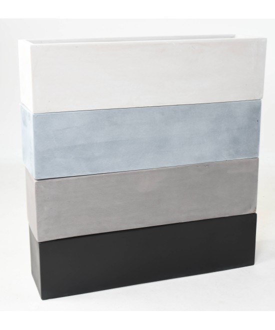 TROUGH PLANTER FIBER 100 TAUPE