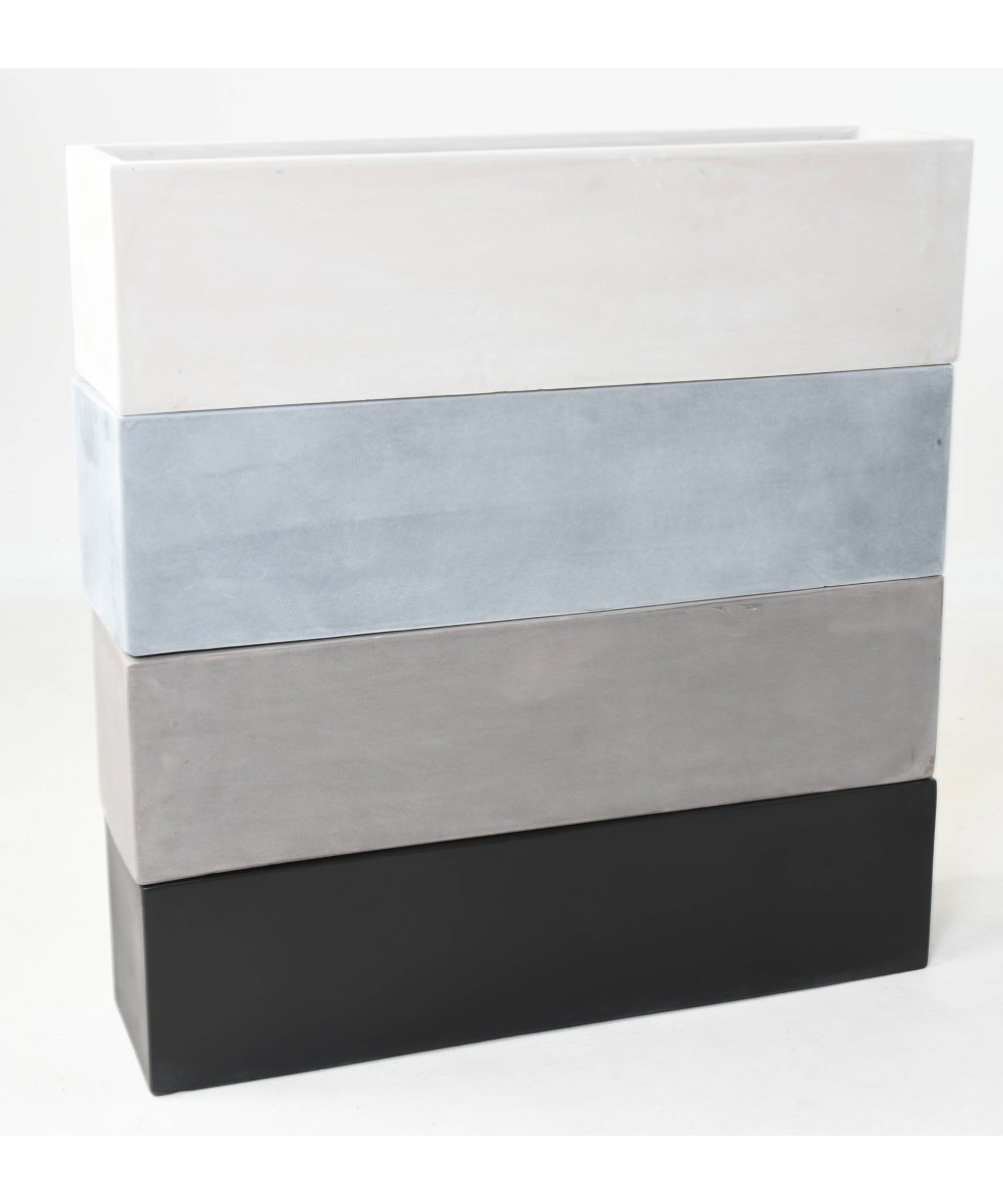 TROUGH PLANTER FIBER 100 TAUPE