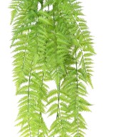 Artificial SERRATED FERN HANGING BUSH 120
