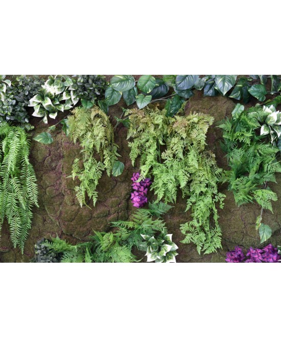 Artificial HANGING OXALIS FERN GREEN WALL