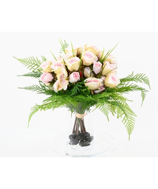 Artificial BOUQUET of Pink Roses
