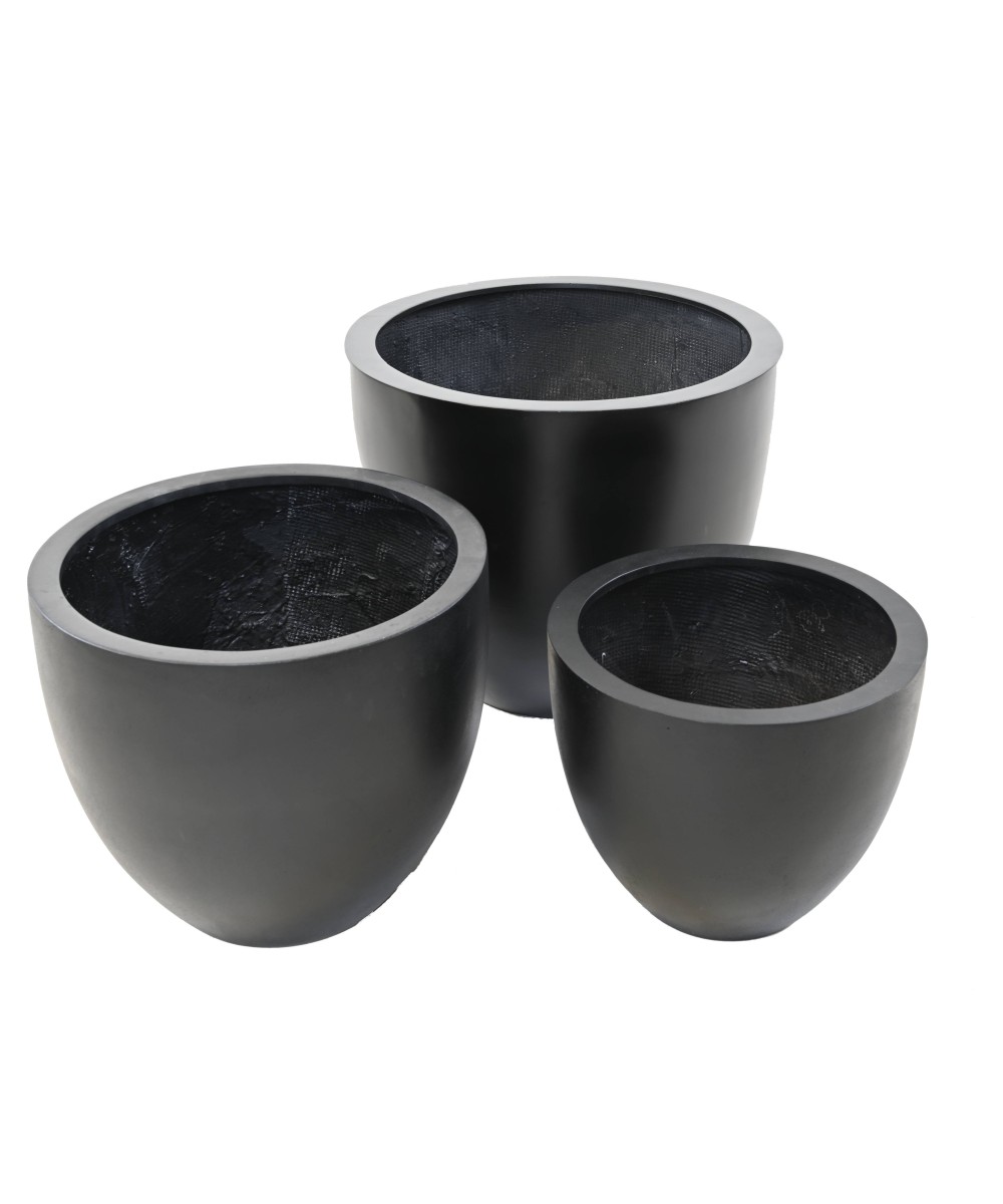 ROUND LOTUS FIBER BLACK