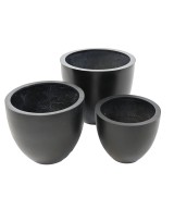 ROUND LOTUS FIBER BLACK