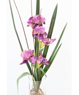Artificial MAUVE IRIS BOUQUET