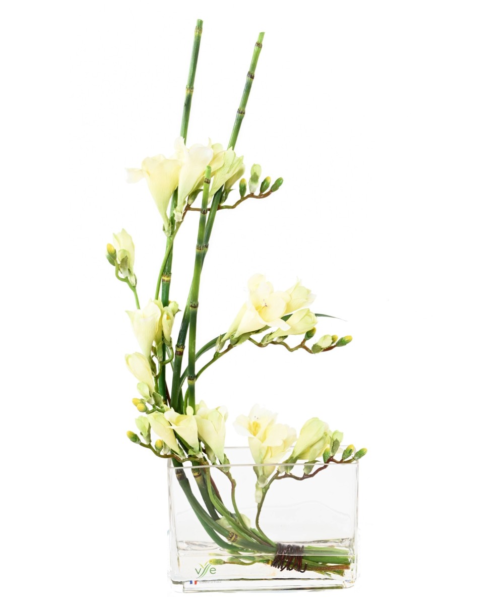 Artificial WHITE FREESIA BOUQUET