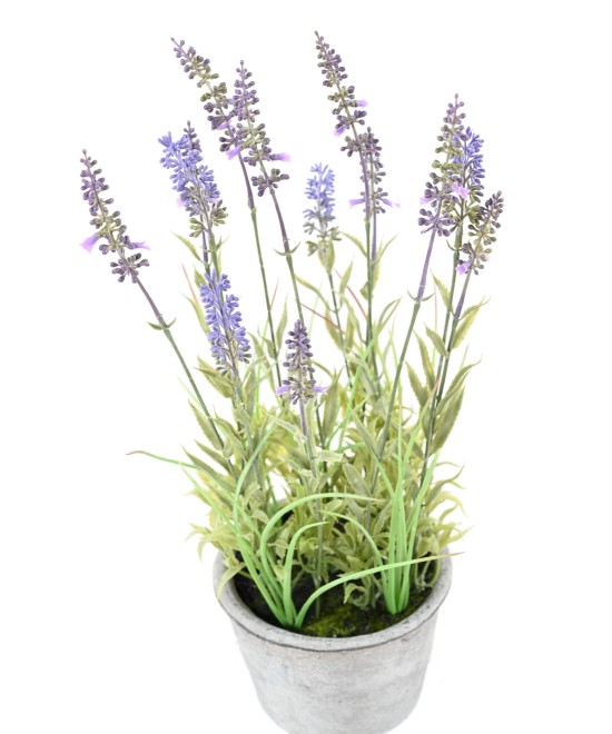 Kunstlik LAVENDEL dekoratiivpott