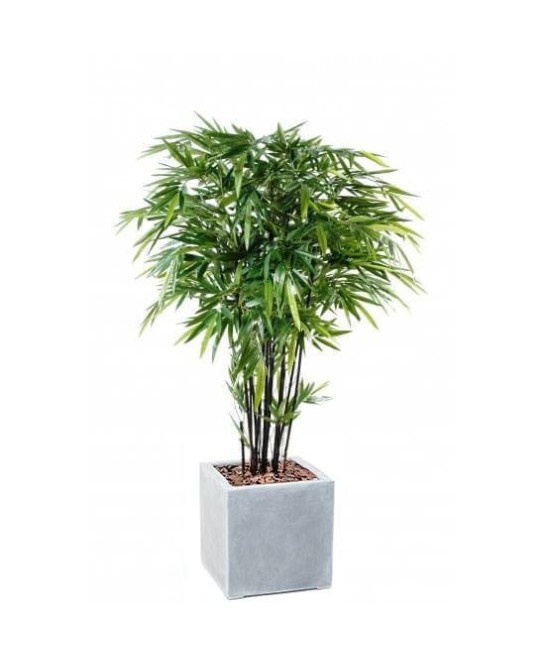 Artificial BLACK NATURAL BAMBOO IN CUBIC FIBER
